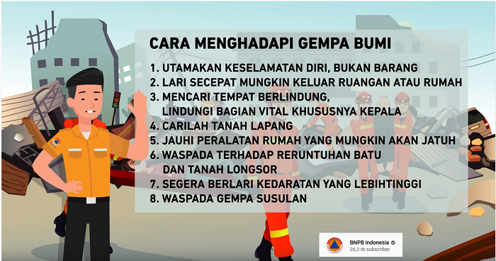 Gempa Bumi (*BNPB Indonesia)